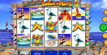 Lucky Larry's Lobstermania: Игровой автомат