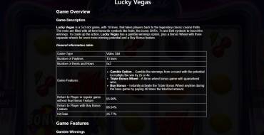 Lucky Vegas: Правила