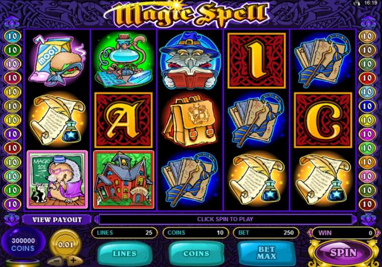 Видео покер Magic Spell демо-игра