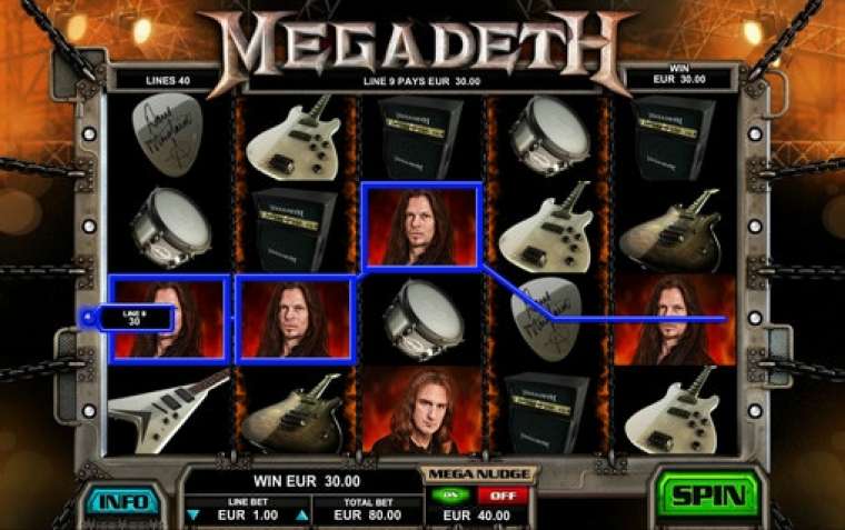 Видео покер Megadeth демо-игра