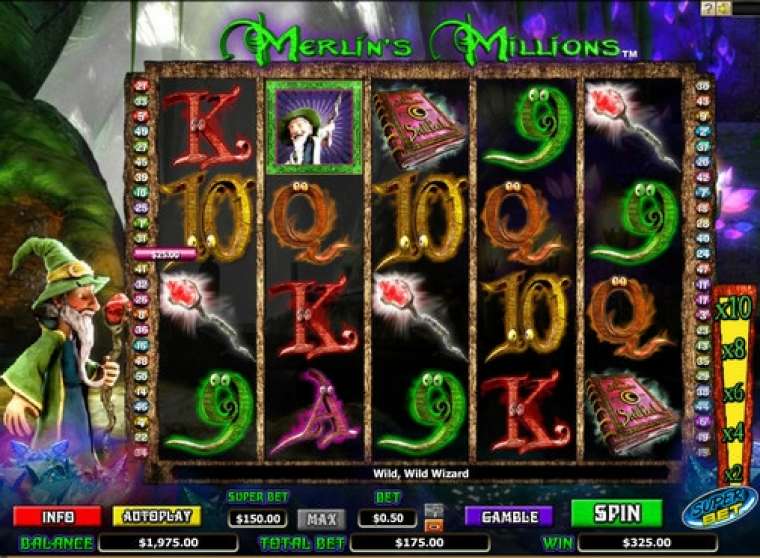 Видео покер Merlin’s Millions демо-игра
