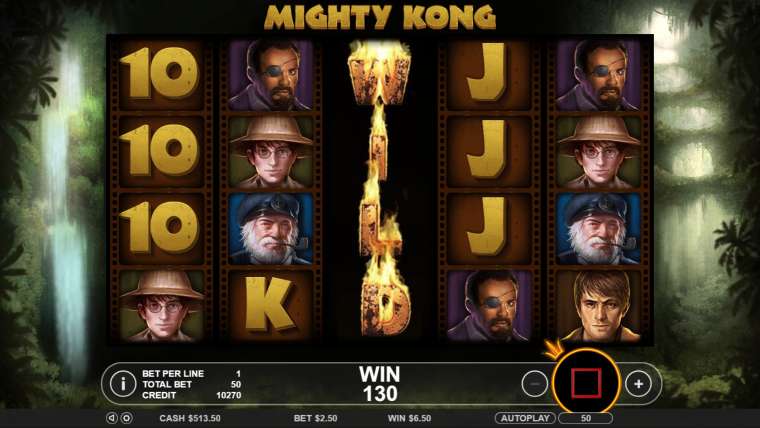 Онлайн слот Mighty Kong играть
