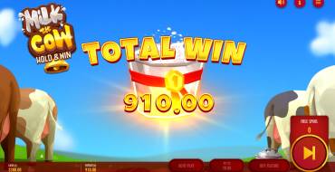 Milk the Cow Hold & Win: Выигрыши