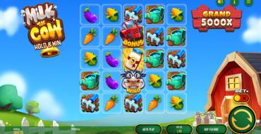 Milk the Cow Hold & Win: Интерфейс
