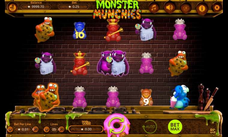 Видео покер Monster Munchies демо-игра