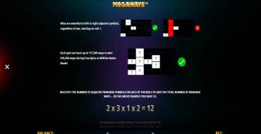 Musketeer Megaways: Таблица выплат