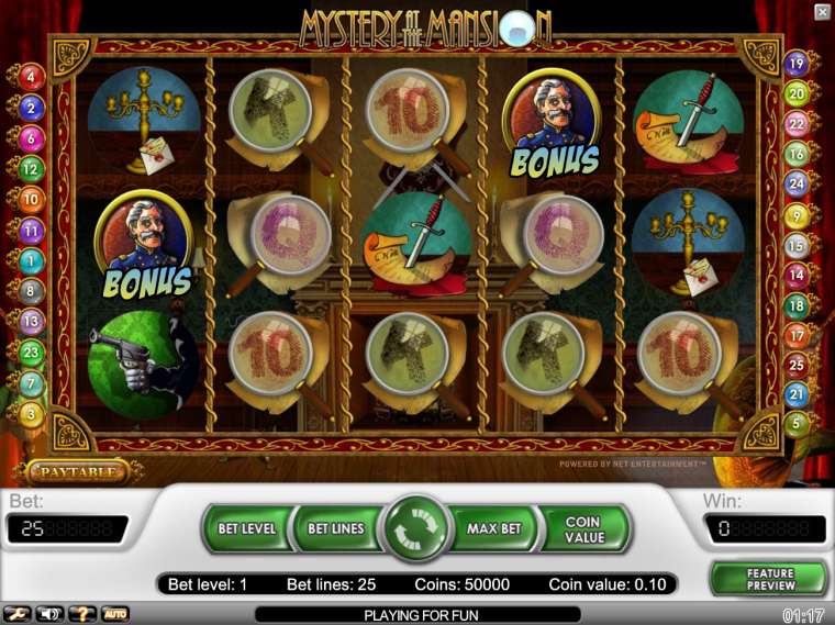 Видео покер Mystery Mansion демо-игра