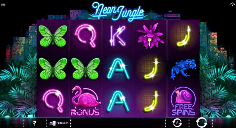Видео покер Neon Jungle демо-игра