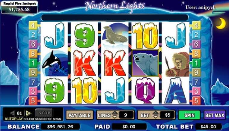 Видео покер Northern Lights демо-игра