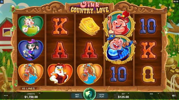 Видео покер Oink Country Love демо-игра
