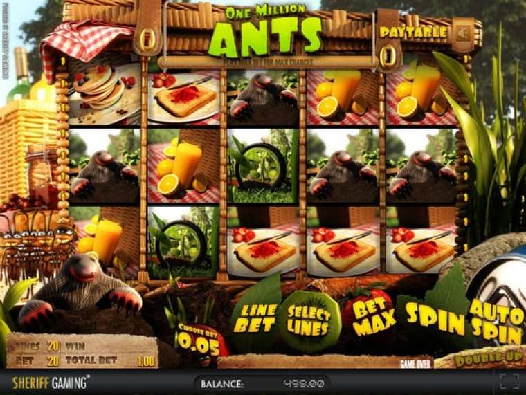 Видео покер One Million Ants демо-игра