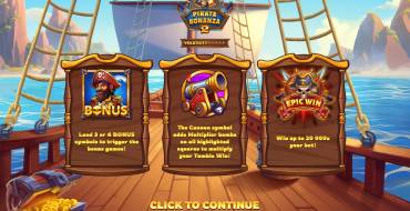 Pirate Bonanza 2: Уникальные функции