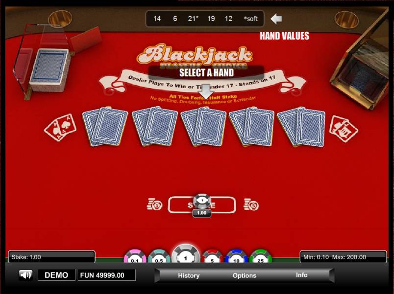 Блэкджек Players’ Choice Blackjack