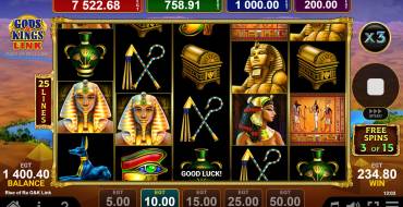 Rise of Ra Gods & Kings Link: Фриспины