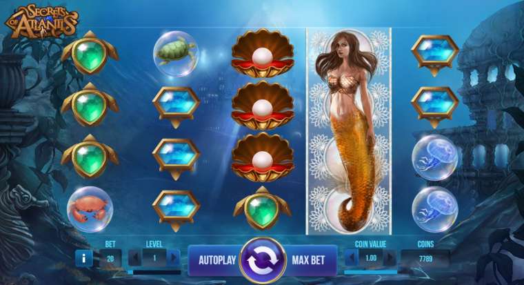 Видео покер Secrets of Atlantis демо-игра