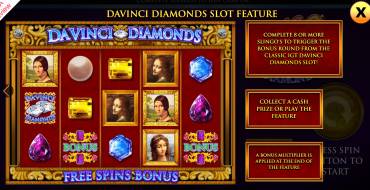 Slingo Da Vinci Diamonds: Фриспины и/или респины