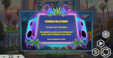 Snoops High Rollers: Фриспины и/или респины