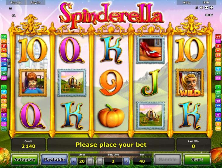 Видео покер Spinderella демо-игра