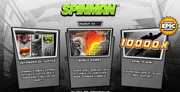 Spinman: Уникальные функции