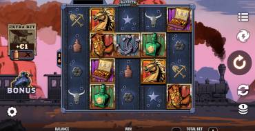 Sticky Bandits Thunder Rail: Интерфейс