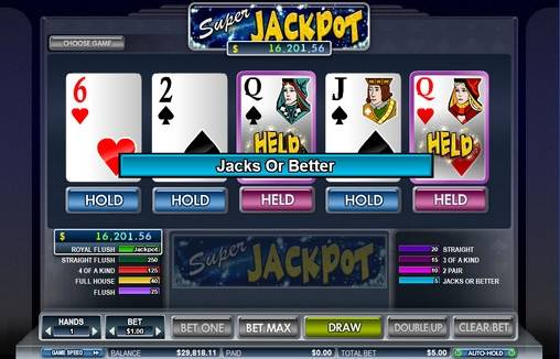 Видео-пекер Super Jackpot