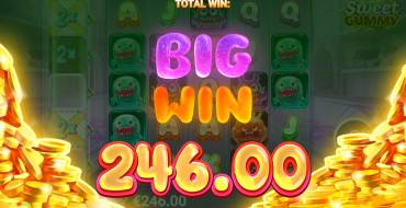 Sweet Gummy: Выигрыши