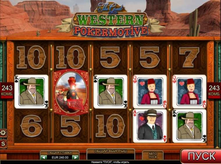 Онлайн слот The Great Western Pokermotive играть