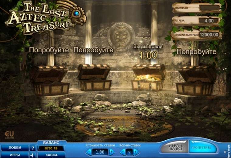 Видео покер The Lost Aztec Treasure демо-игра