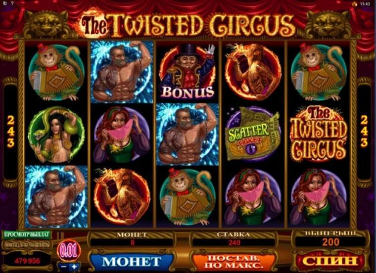 Видео покер The Twisted Circus демо-игра