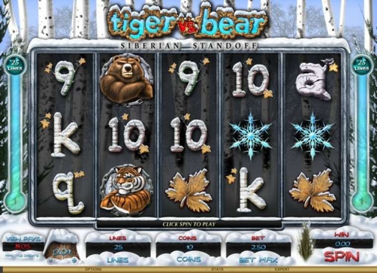 Видео покер Tiger vs. Bear – Siberian Standoff демо-игра