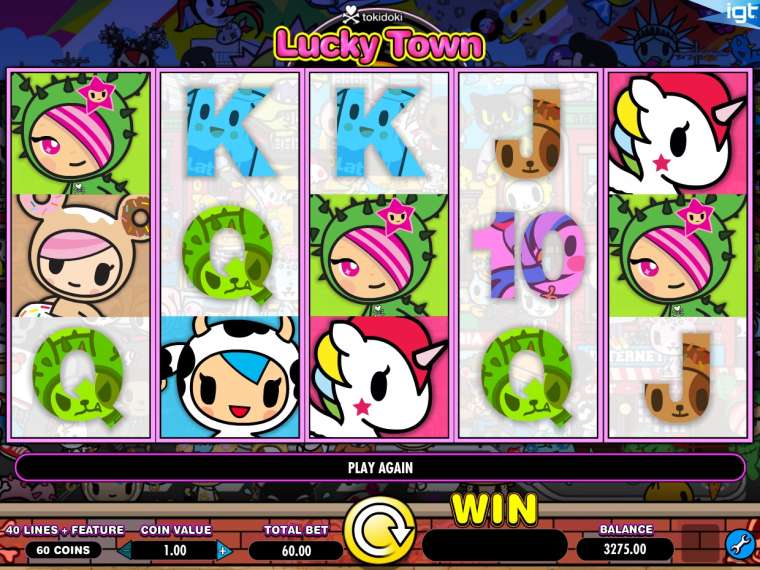 Видео покер Tokidoki: Lucky Town демо-игра
