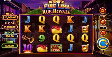 Ultimate Fire Link Rue Royale: Игровой автомат