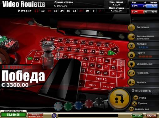 Рулетка Video Roulette