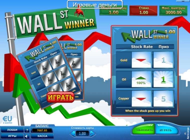 Видео покер Wall Street Winner демо-игра
