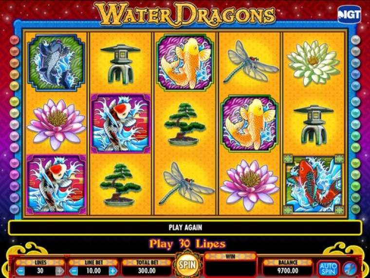 Видео покер Water Dragons демо-игра