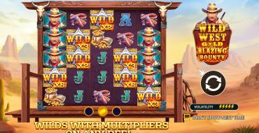 Wild West Gold Blazing Bounty: Уникальные функции