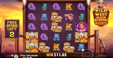 Wild West Gold Blazing Bounty: Фриспины