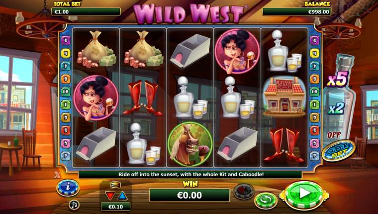 Видео покер Wild west демо-игра