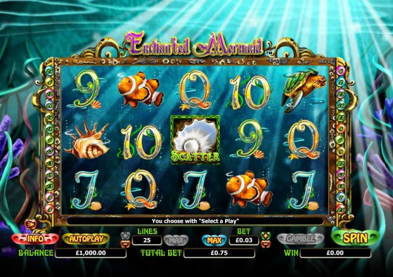 Игровой автомат Enchanted Mermaid